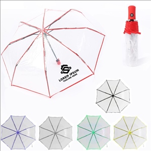 Automatic Folding Clear Umbrella